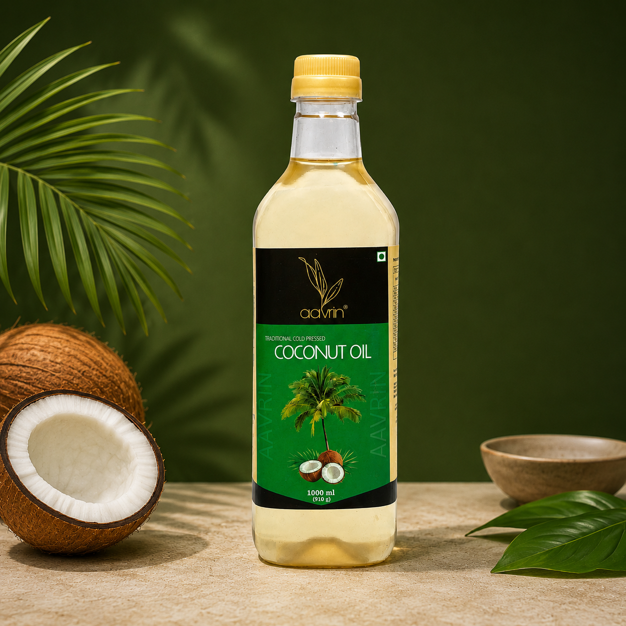 Traditional Cold Pressed Coconut Oil - 1L